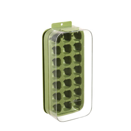 Press-Type Silicone Ice Cube Trays Ice Cube Bin Easy-Release Trays