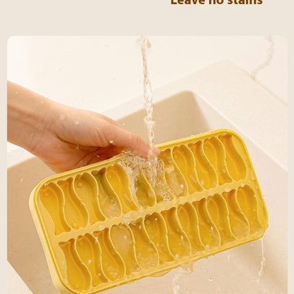 Ice Cube Mold Ice Box Silicone Press Ice Box Freezer Ice-Making Household