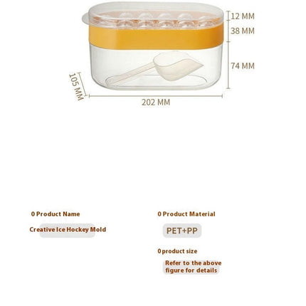 Small Ice Cube Molds & Tray Set for Freezer with Lids and Bin