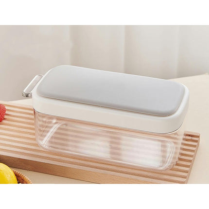 Easy Release Ice Cube Tray with Lid and Bin Innovative Flip Design