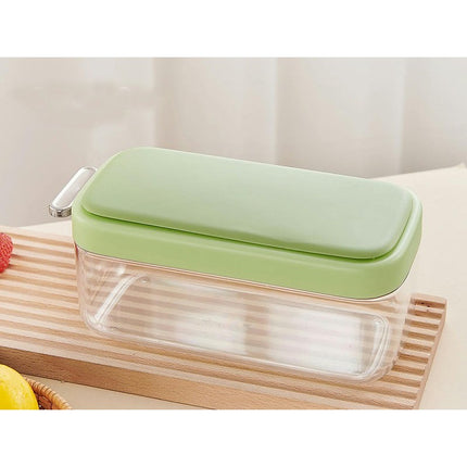 Easy Release Ice Cube Tray with Lid and Bin Innovative Flip Design