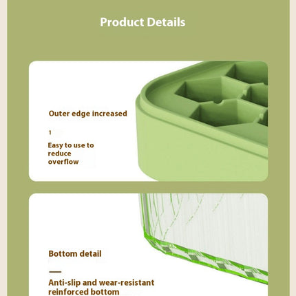 Small Ice Cube Tray with Lid and Bin Easy Press Ice Release Release