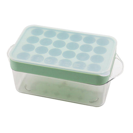 Ice Cube Trays for Freezer with Lid Bin Easy Release Small Ice Ball