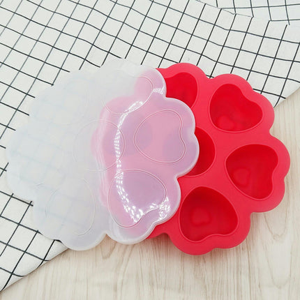 Silicone Mold Ice Tray Heart Shaped Ice Cube Tray Mold For Drinks Cocktails