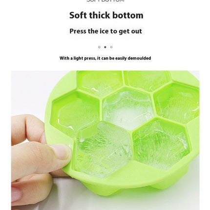 7 Honeycomb Shape Ice Molds Ice Cubes for Whiskey Ice Tray with Lid Ice Trays