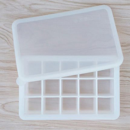 Silicone Trays Ice Cube Silicone Moulds Food Grade Removable Lid