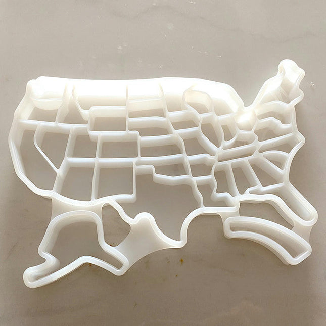 United States Map Ice Tray - Ice Cube Tray Shapes Flexible Silicone Mold