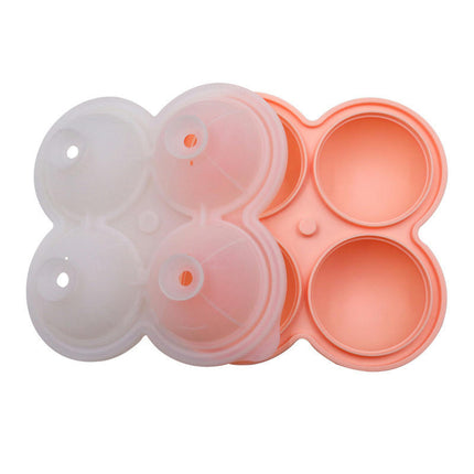 Ice Ball Mold Flexible Silicone Ice Sphere Tray Reusable Ice Balls Maker for Whisky