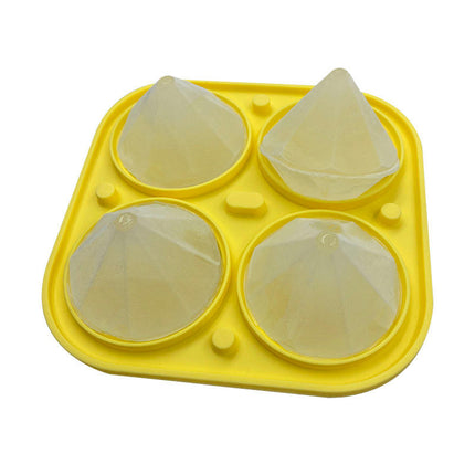 Diamond Ice Cube Molds Flexible Square Ice Cube Trays 3D Diamond ice Cube Maker