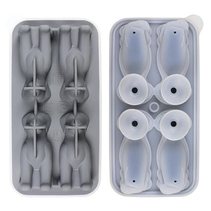 3D Labrador Ice Cube Tray Silicone Large Ice Cube Molds Fun Shapes for Freezer