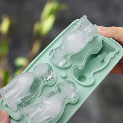 3D Labrador Ice Cube Tray Silicone Large Ice Cube Molds Fun Shapes for Freezer