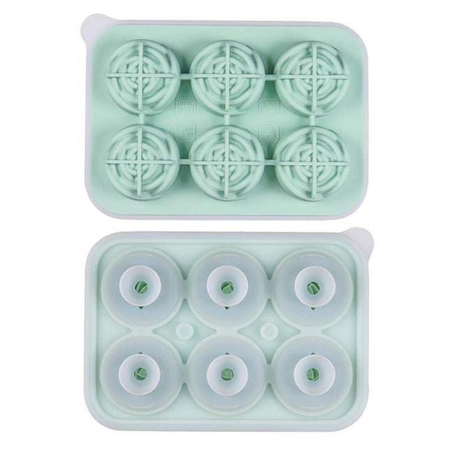 Ice Cube Trays Silicone Rose Flowers Ice Cube Molds - for Cocktails Whiskey Juice