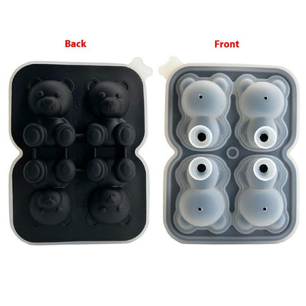 Ice Cube Tray Silicone 3D Ice Cube Mold Giant Reusable Large Ice Molds