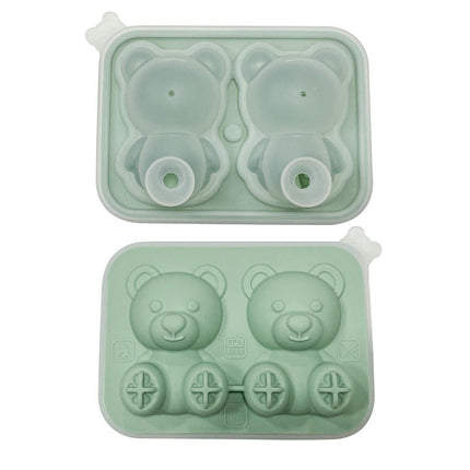 Ice Cube Tray Silicone 3D Ice Cube Mold Giant Reusable Large Ice Molds