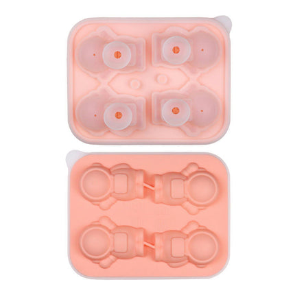 Ice Cube Tray Silicone 3D Ice Cube Mold Giant Reusable Large Ice Molds