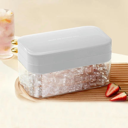 Ice Cube Tray with Lid and Bin Ice Cubes Big Capacity - for Freezer