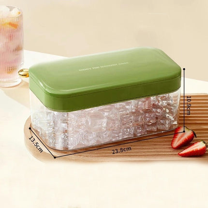 Ice Cube Tray with Lid and Bin Ice Cubes Big Capacity - for Freezer