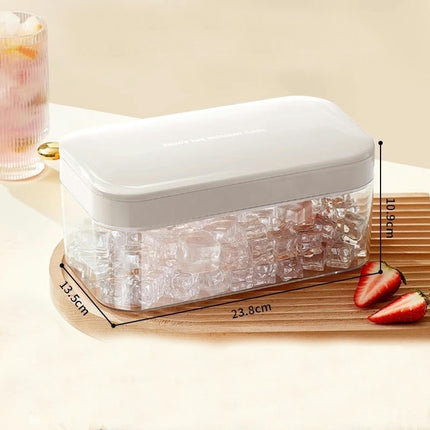 Ice Cube Tray with Lid and Bin Ice Cubes Big Capacity - for Freezer