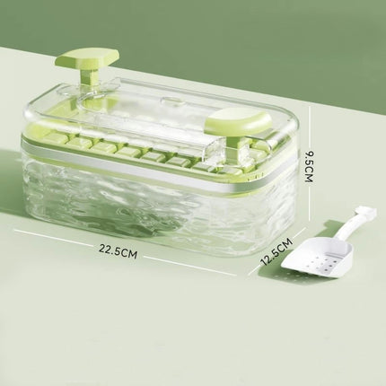 Ice Cube Tray with Lid and Bin Easy-Release Ice Cube Trays for Freezer