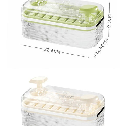 Ice Cube Tray with Lid and Bin Easy-Release Ice Cube Trays for Freezer