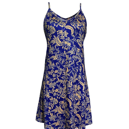 Floral Print Spaghetti Strap Dress A-line Cami Dress For Spring & Summer, Women's Clothing