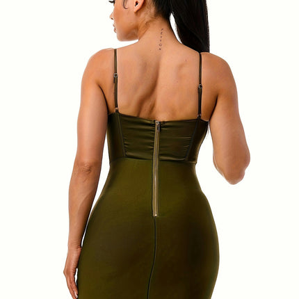 Bandage Dress Green Dress Summer Women Dress, Summer Casual Women Dress