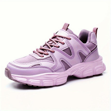 Fashion Women's Chunky Sneakers, Lace-Up Platform Sneakers For Women, Lightweight And Comfortable Fashion Sneakers Casual Shoes