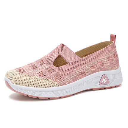 Women's Breathable Mesh Sock Sneakers - Comfortable, Slip-On Walking & Casual Athletic Shoes