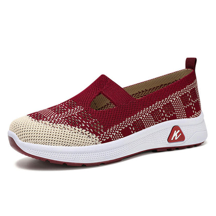 Women's Breathable Mesh Sock Sneakers - Comfortable, Slip-On Walking & Casual Athletic Shoes