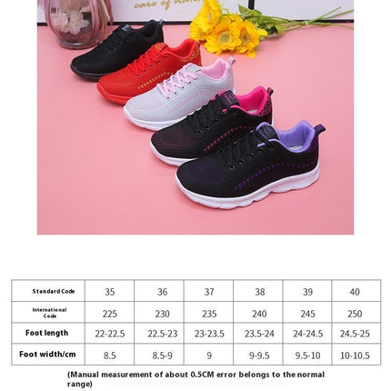 Women's Light Weight Running Shoes Tennis Sports Sneakers Female Jogging Travelling Footwear