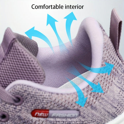 Women's Mesh Sneakers: Lightweight, Breathable, All-Season Comfort with Soft Sole & Lace-Up Fit