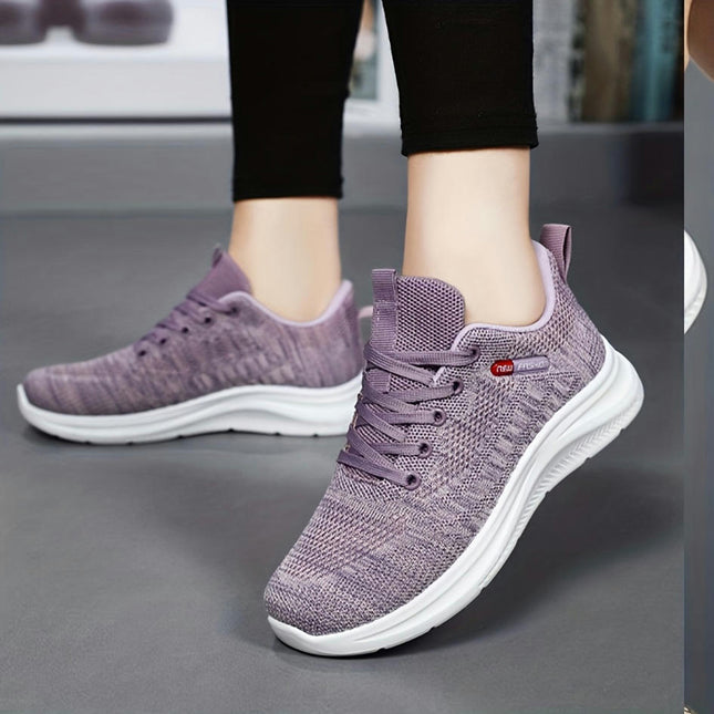 Women's Mesh Sneakers: Lightweight, Breathable, All-Season Comfort with Soft Sole & Lace-Up Fit