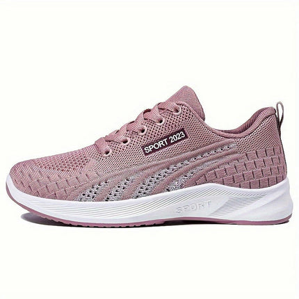 Women's Sneakers Comfortable Mesh Fabric Running Shoes Casual Sports Round Toe All-Season Shoes