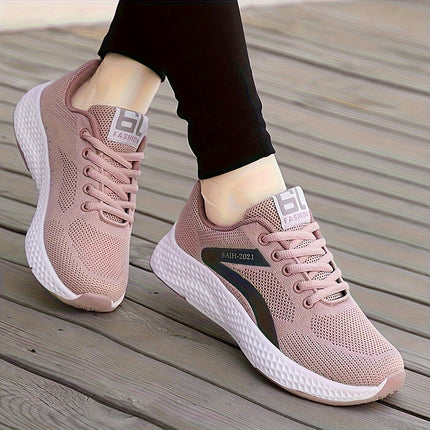 Women's Outdoor Comfortable Breathable Running Shoes, Casual Sneakers Lightweight Sports Shoes