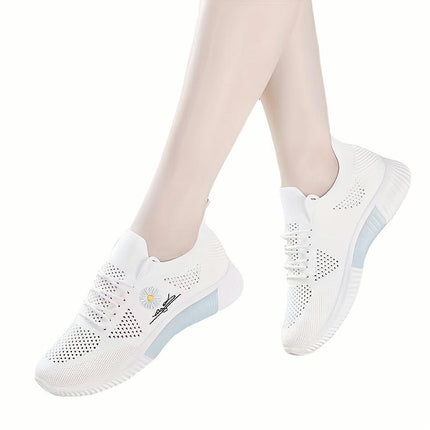 Lightweight Women's Low Top Sneakers-Breathable Sports Shoes for Running, Gym, and Casual Wear