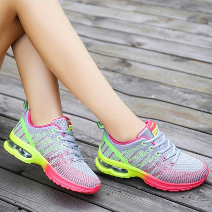 Ladies' Running Shoes Lightweight And Breathable For Daily Shopping, Traveling, And Sports Running