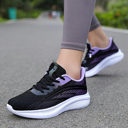 Women's Low-Top Sneakers - Breathable, Lightweight, Cushioned, Shock-Absorbing, Slip-Resistant