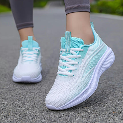 Women's Low-Top Sneakers - Breathable, Lightweight, Cushioned, Shock-Absorbing, Slip-Resistant