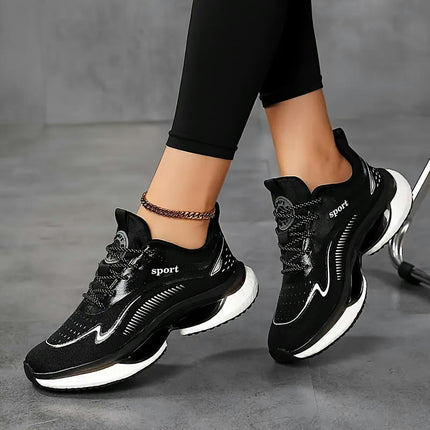 Women's Mesh Platform Sneakers - Ultra-Lightweight, Breathable, and Durable Shoes Outdoor