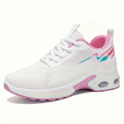 Women's Breathable Knit Sneakers - Comfortable, Lightweight Running Shoes for All Seasons