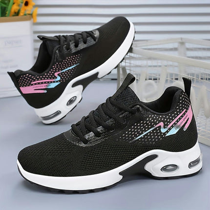 Women's Breathable Knit Sneakers - Comfortable, Lightweight Running Shoes for All Seasons