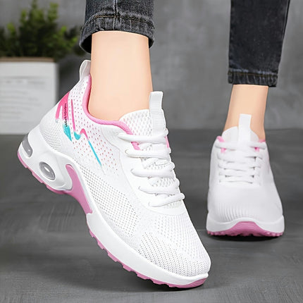 Women's Breathable Knit Sneakers - Comfortable, Lightweight Running Shoes for All Seasons