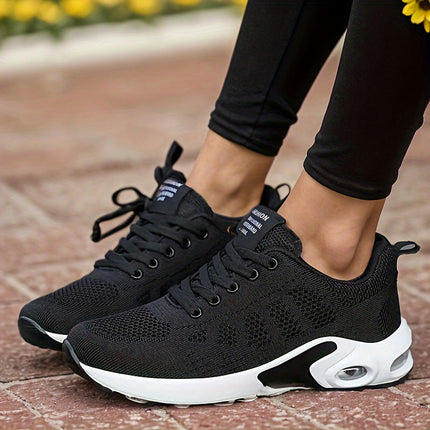 Women's Shock Absorbing Air Cushion Low Top Running Trainers, Casual Outdoor Walking Sneakers