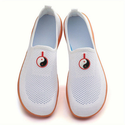 Women's Lightweight Breathable Slip-On Walking Shoes, Anti-Slip Casual Sneakers,Camp Shoes