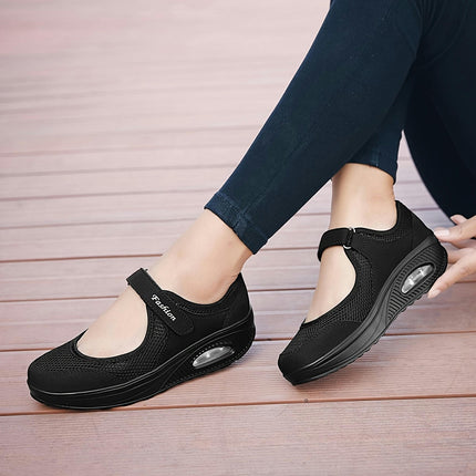 Women's Lightweight Breathable Walking Shoes - Comfortable, Non-Slip Sole for All Seasons