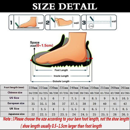 Comfy Women's Walking Shoes - Hook & Loop Fastener Lace-up Anti-slip Shock Sports Shoes