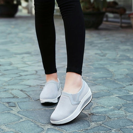 Women'S Breathable Walking Shoes-Slip-On, Lightweight, Non-Slip Casual Sneakers for Fall Season