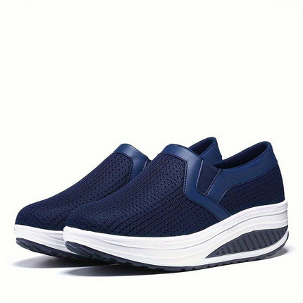 Women'S Breathable Walking Shoes-Slip-On, Lightweight, Non-Slip Casual Sneakers for Fall Season