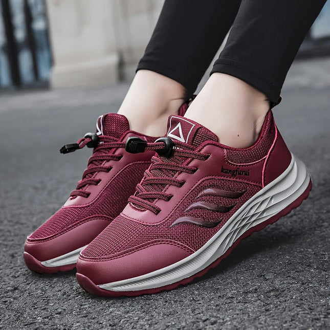 Women's Breathable Mesh Sneakers-All-Season Comfort Walking Shoes for Casual Outdoor Footwear