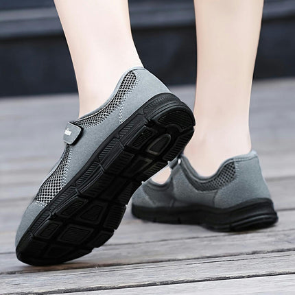 Comfortable Women's Walking Shoes - Breathable Mesh Slip-on Sneakers for Easy to Wear